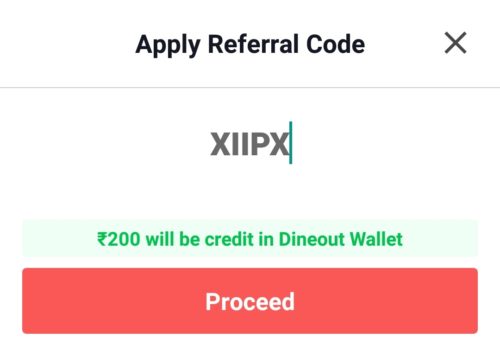 Dineout Referral Code