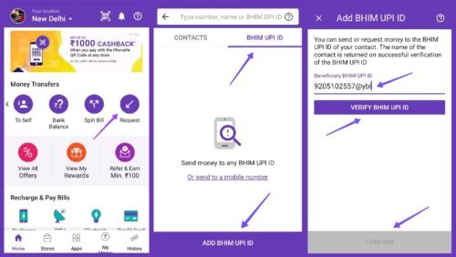 PhonePe UPI payments