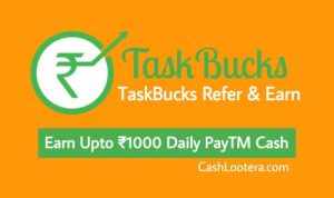 TaskBucks Refer and Earn