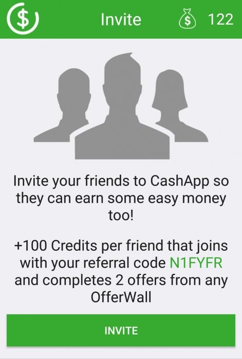 Cash App referral code