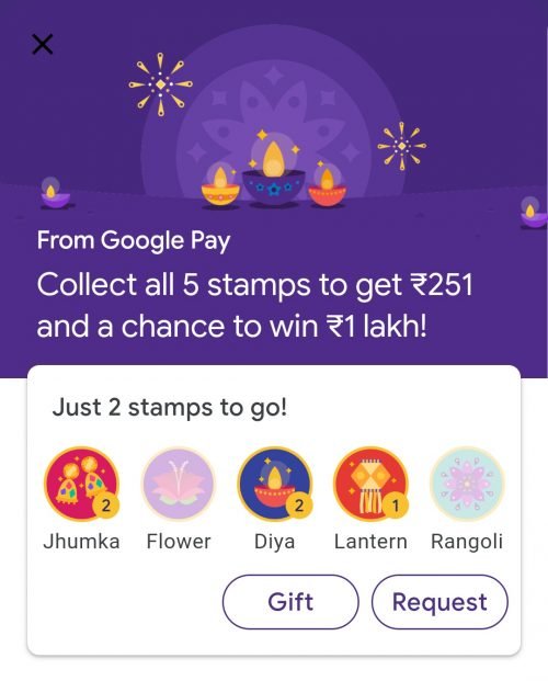 Google Pay Diwali Offer