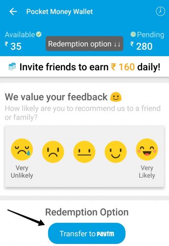Pocket Money App Refer Code