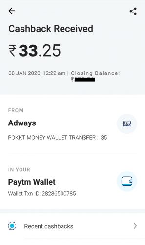 Pocket Money App Earning Proof