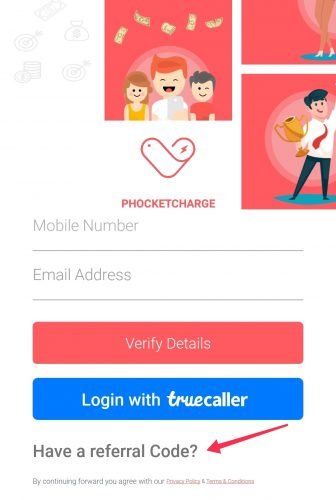 PhocketCharge Referral Code