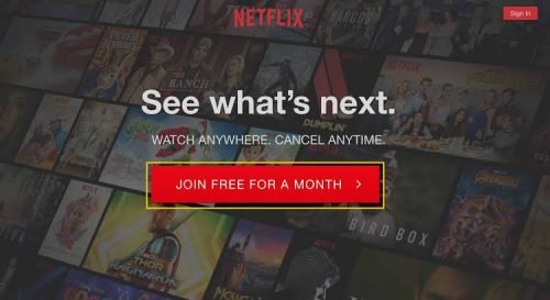 Netflix Free Subscription One Month