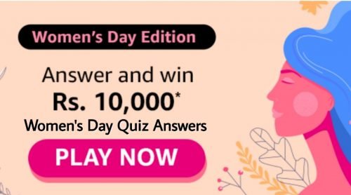 Amazon Women's Day Quiz Answers