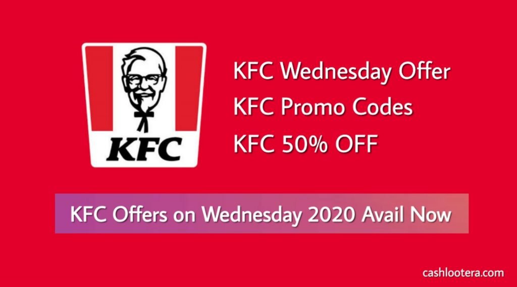 KFC Wednesday Offer 2020 Special KFC Buckets Rs.350 Only
