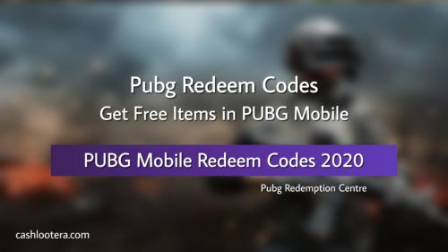 Pubg Redeem Codes 2020 Free Redeem Code For Pubg Mobile