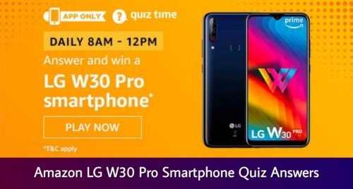 Amazon LG W30 Pro Quiz Amazon LG W30 Pro Quiz
