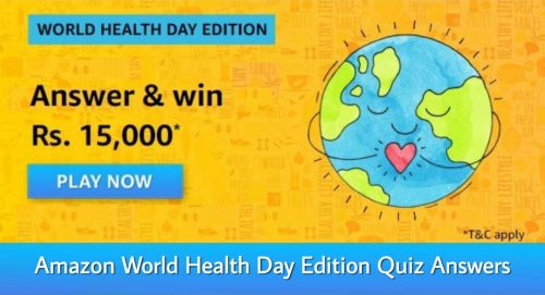 Amazon World Health Day Edition Quiz