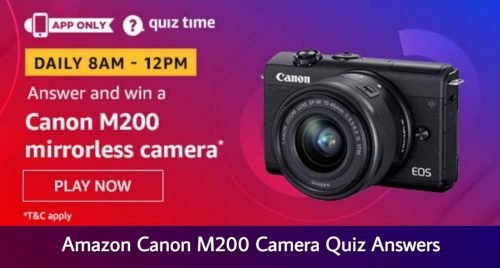 Amazon Canon Mirrorless Camera Quiz