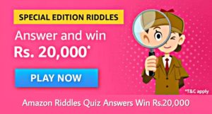 Amazon Special Edition Riddles Quiz