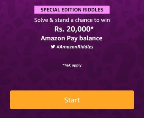 Amazon Special Edition Riddles Quiz Answers