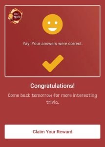 Flipkart Daily Trivia Quiz