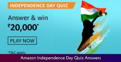 Amazon Independence Day Quiz Answers