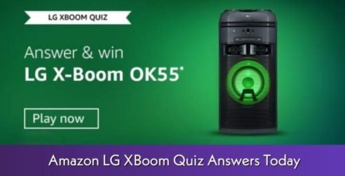 Amazon LG XBoom Quiz Answers