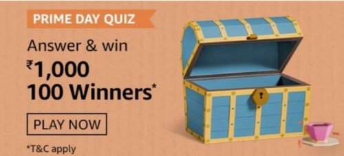 Amazon Prime Day Quiz Answers