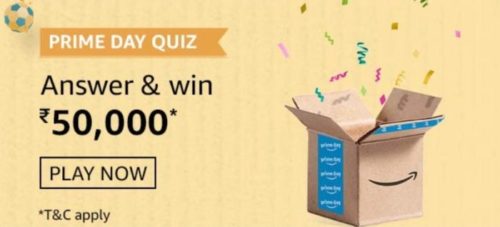 Amazon Prime Day Quiz Answers