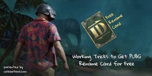 Free Rename Card in PUBG Mobile