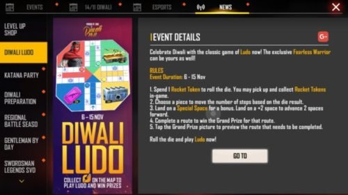 Free Fire Diwali Ludo