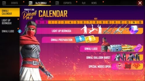 Free Fire Diwali Offer