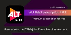 Alt balaji Subscription free
