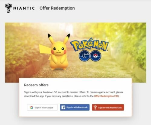 Active Pokemon Go Promo Codes