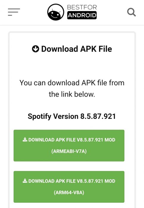 Download Spotify Premium Apk