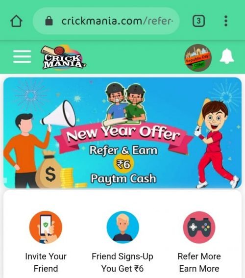 CrickMania Refer