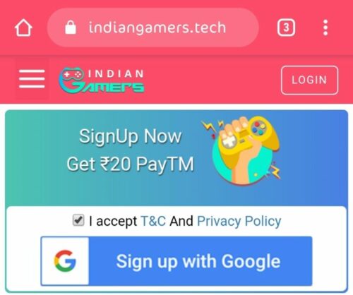 IndianGamers Signup