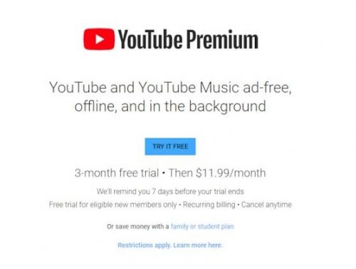 YouTube Premium Free Trial