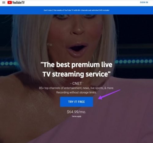 YouTube TV Free Trial