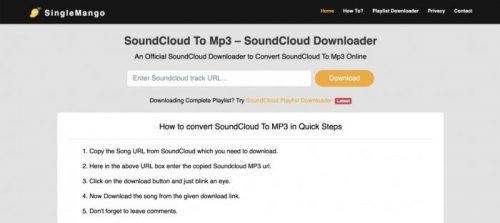 SoundCloud to MP3 Downloader