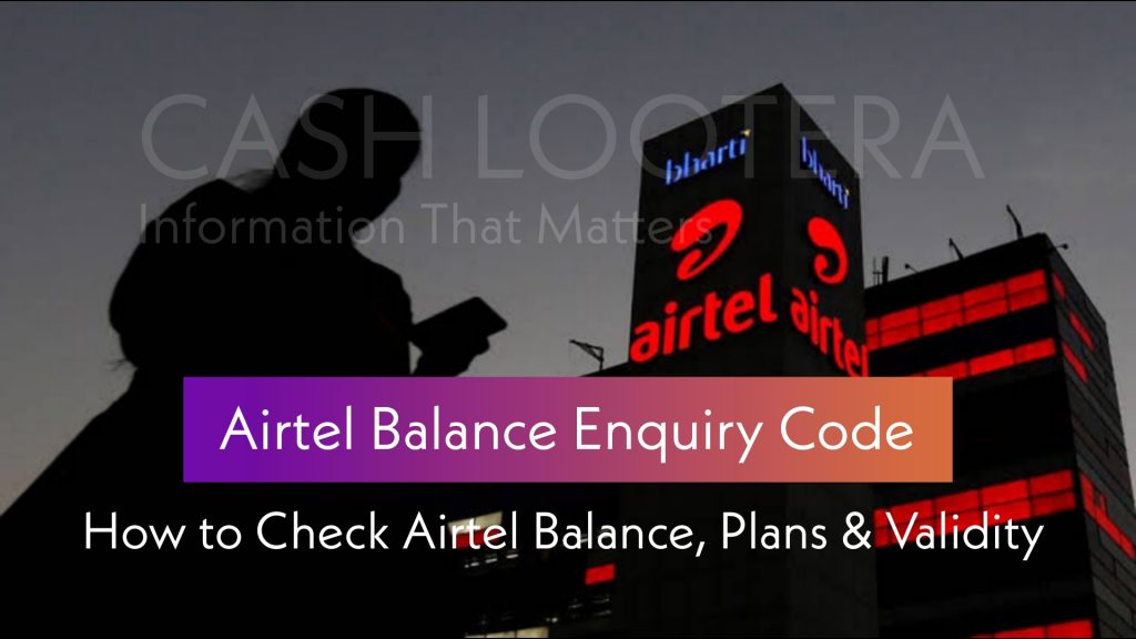 Airtel balance Check