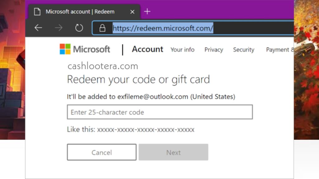 Xbox Gift Card Code Free