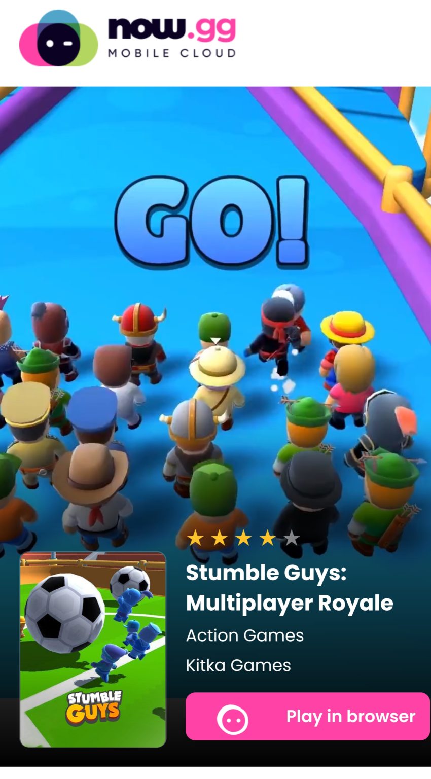 Now.gg Stumble Guys, Play Stumble Guys Unblocked FREE 2023