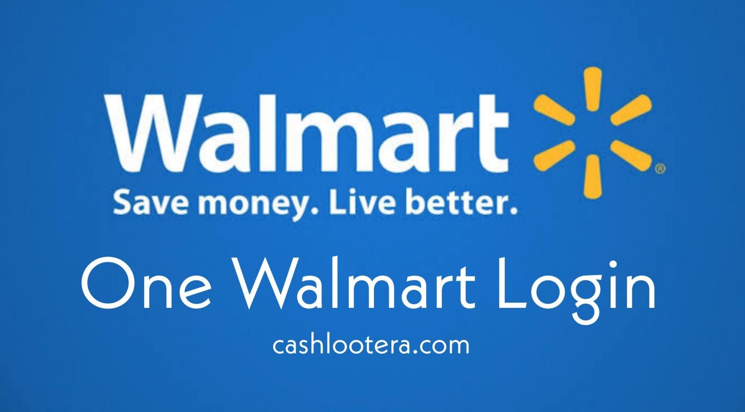One Walmart Login Portal Login 2024