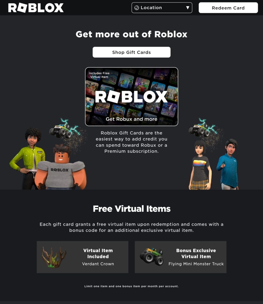 Free Roblox Gift Cards (Sep 2023) 100+ Redeem Codes