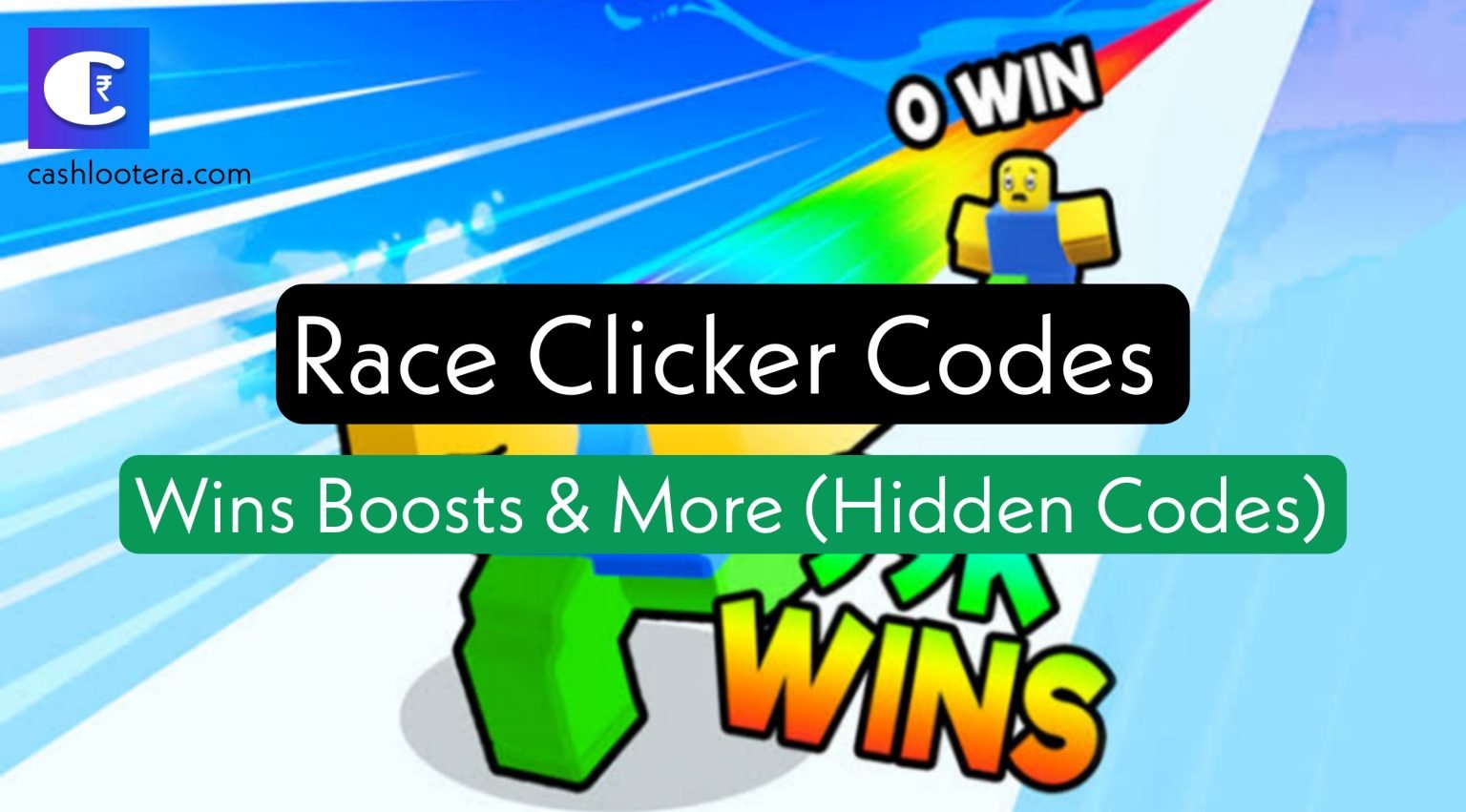 Race Clicker Codes (Jan 2024) FREE Wins Boosts & More