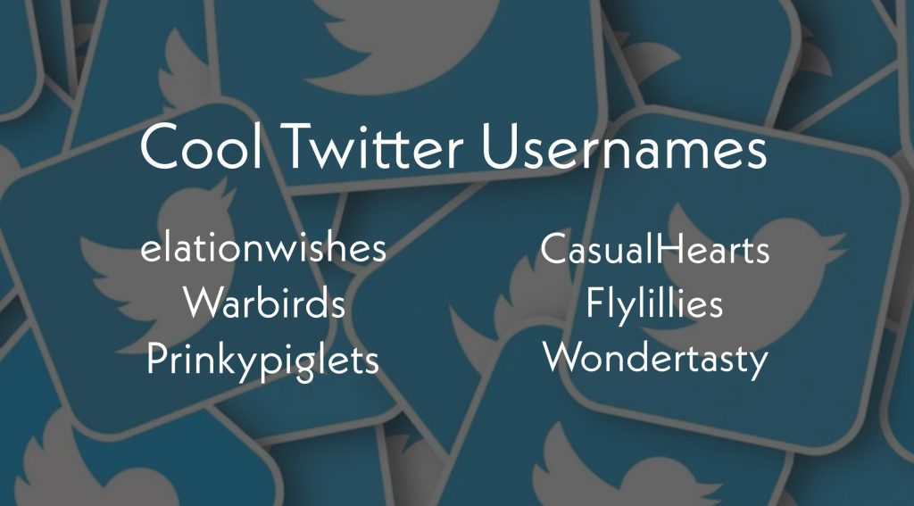 Cool Twitter Usernames