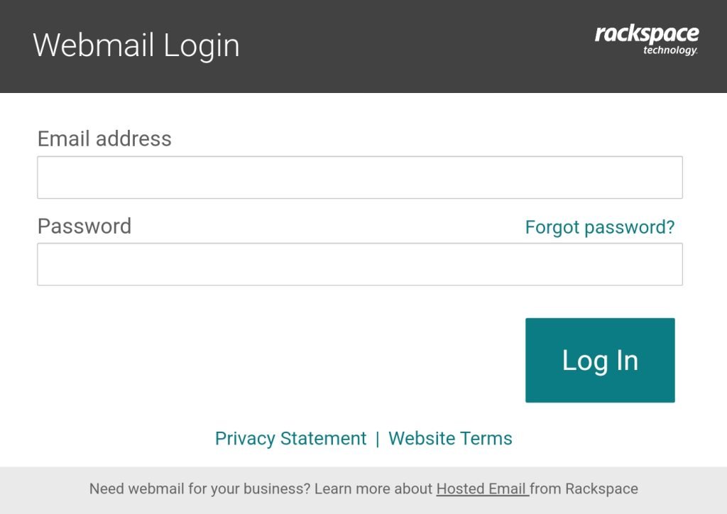 Rackspace Login