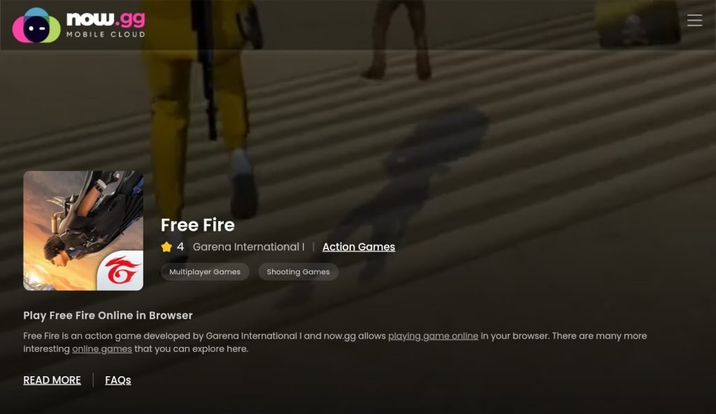 Now.gg FreeFire, Play Free Fire Online On Browser For Free in 2023