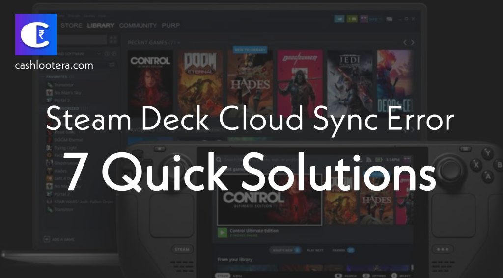 Steam Deck Cloud Sync Error