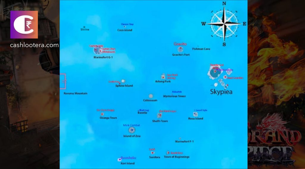 GPO Map First Sea