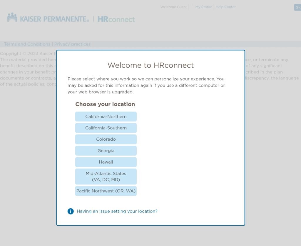 My HR KP Login